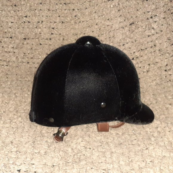 INTERNATIONAL RIDING HELMET-Size 6.5 Black Velvet-NWOT main image 4